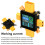 XT369P DC4.5-80V 50A Digital Voltmeter Ammeter Wattmeter XT30 XT90 Plug Current Voltage Capacity for Model Airplane 3