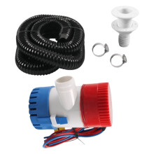 1 Conjunto de Kit de Bomba Bulch 1100GPH 750GPH 500GPH Adequado para Trailers, Iates, Lanchas