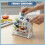 Rotating Bobbin Thread Organizer for 60 Bobbins, Space-Saving No- Storage Solution 4