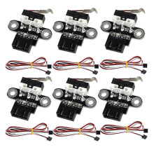 6pcs 3D Printer Horizontal Mechanical Limit Module Miniature Limit 3 Pins with 1m Cables