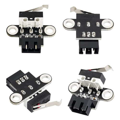6pcs 3D Printer Horizontal Mechanical Limit  Module Miniature Limit  3 Pins with 1m Cables 1