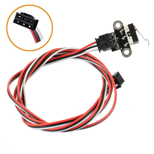 6pcs 3D Printer Horizontal Mechanical Limit  Module Miniature Limit  3 Pins with 1m Cables 2