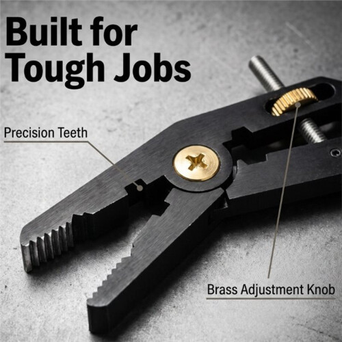 Parallel Wrench 5 in 1 Multi-Tool Pliers Clamp Wire Cutters Hex Screwdriver Portable Bottle Opener Model Making Silver 1