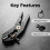 Parallel Wrench 5 in 1 Multi-Tool Pliers Clamp Wire Cutters Hex Screwdriver Portable Bottle Opener Model Making Silver 3