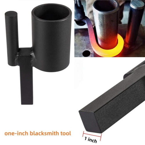 1 Inch Blacksmith Bending Forge Tool, Heavy Duty Scrolling Twisting Rolling Tool for Anvil, Metal Bending Jig 1