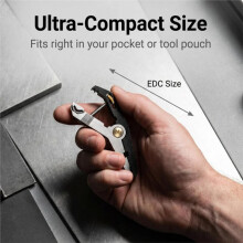 Parallel Wrench 5 in 1 Multi-Tool Pliers Clamp Wire Cutters Hex Screwdriver Portable Bottle Opener Model Making Black