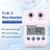 FLM-3 Water Purifier Flow-Meter Flow-Sensor Monitor Digital Display Water Filter Alarm Power Save Function 2