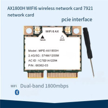 MT7921 Netzwerkkarte -PCIe-Adapter AX1800H WiFi 6  5.2 2,4G/5GHz für Laptop Win10/11
