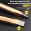 Masonry Chisel Set - 2-Piece Heavy Duty Pointed & Flat Rock Chisels for Brick and Concrete Work 3
