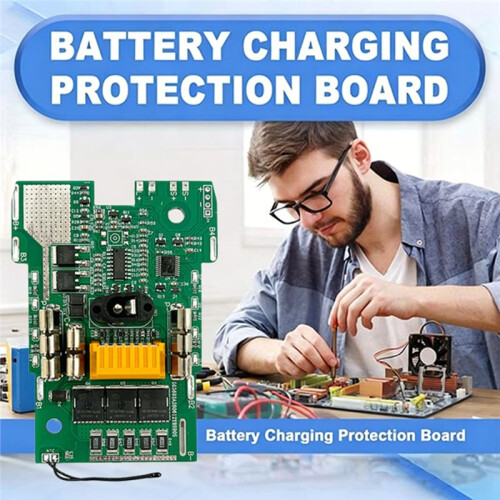 Battery BMS Protection Board for  21700  Power Tool Replacement Parts with LED Indicator Button Board 2