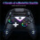 RGB-LED-Gamecontroller mit Hall-Effekt-Joystick, 2,4G Kabellos für  für /IOS/PC/Android 5