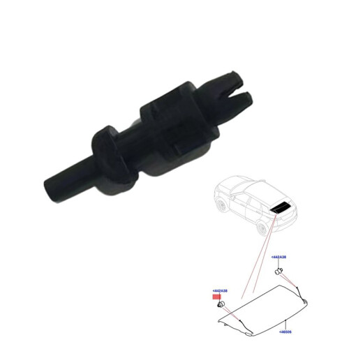 Car Rear Tailgate Clip LR155523 Load Space Cord Hook Pin for  Evoque 2019+ Trunk Cargo Fixed Pin 2