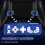 RGB LED Light Gaming Controller Gamepad 2.4G Draadloos voor  voor /IOS/PC/Android met Hall Effect Game Joystick 6