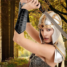 Gauntlet Wristband Adjustable Gauntlets Battle Wrist Guard for Halloween Cosplay Carnival Party Masquerade Photo Props