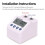 FLM-3 Water Purifier Flow-Meter Flow-Sensor Monitor Digital Display Water Filter Alarm Power Save Function 6