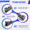 5Pcs Type-C 18650 Lithium Battery Boost Step  Module 18650 Lithium Battery UPS Boost Module for MCU Router DIY 12V 6