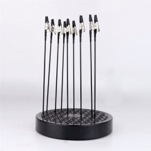 360 Degree Rotation Model Painting Stand Base Holder with 20 Alligator Clip Sticks for Airbrush