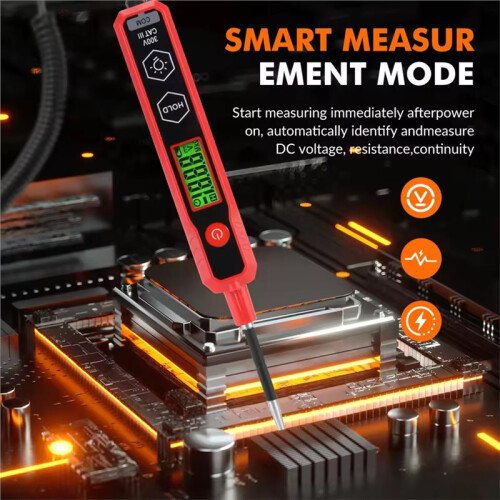 HT1886B Digitale Auto-Spanningstesterpen, 0,8-100V  LCD-Scherm Testlicht Autocircuit Diagnostisch Hulpmiddel 2