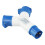 High Performance Splitter for 220v Power Access 2 Way Splitter 16A 3 Pin Industrial Field Plug and Wall Socket 2