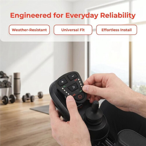 Electric Wheelchair Joystick Keypad Wheelchair Drive Controller Panel  Replacement Keypad for Mobility Scooter 2