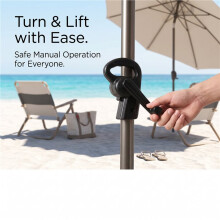 Umbrella Crank Handle Replacement Patio Umbrella Holder Rocking Handle for Outdoor Patio Umbrella