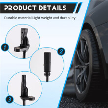 4PCS Front & Rear ABS Wheel Speed Sensor 34526869320 34526791226 for F22 220i F30 320i 328i F32 F45 F46 F80 F82 F83