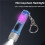 Type-C Charging  Flashlight Magnetic Emergency Lamp Keychain Light ABS Portable Flashlight Outdoor 5