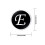 1 Pair Mens Letter Cufflink Wedding Formal Initial Alphabet Stainless 4