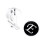1 Pair Mens Letter Cufflink Wedding Formal Initial Alphabet Stainless 5