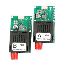 Módulo Transceptor Óptico TTL de 40 , Interfaz TX RX FC, Equipo Terminal Óptico AV/VCC/GND