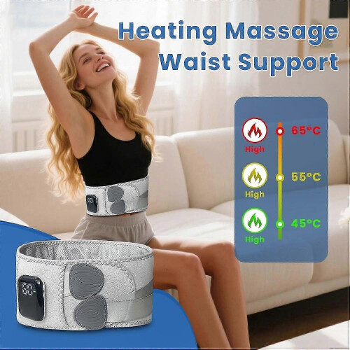 3-in-1 Sciatica Support Belt with Massage Feature for Back Pain Relief and Posture Improvement 1