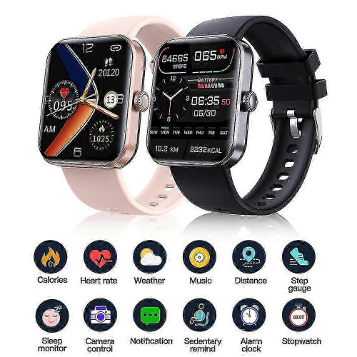 Bloedglucose- en bloeddrukmeter, ECG PPG-smartwatch, hartslagmeter, fitnesstracker 1