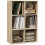 Six-Cube Bookcase - Oak Wood Effect 1