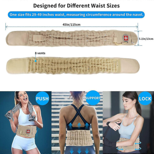 Decompression Back Belt Lumbar Spine Support For Lower Back Pain 2