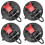 4 Heavy Duty Suction Cup Hooks compatible with Camping, Car, RV, Window 1