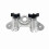 Motorcycle Handlebar Clamp with Nuts compatible with 50cc Bikes & Accessories 1