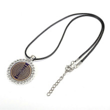 Lakhovsky MWO Necklace Multi-Wave Oscillator Polarized Disc Pendant Necklace Increase Balance Energy