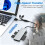 5 in 1 Multifunction Card Reader /TF/CF/MS/XD Aluminum Card Reader with USB-C//USB-A for Smartphone Laptop 5