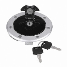 Universal Motorcycle Fuel Tank Cap with Keys compatible with 25-26 Models ZXR750 ZX-11 ZZR1100 GPZ1100