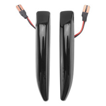 63137164757 63137164758 Car Side Markers LED Flowing Turn Signal Light Blinker Indicator compatible with BMW E65 E66 E67 2001-2008