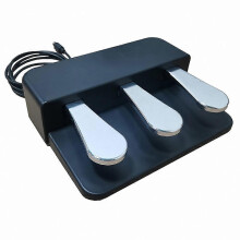 3-Pedal MIDI Controller Board with Soft, Sostenuto & Sustain Functions Replacement