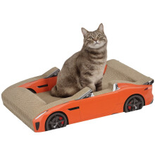 2 in 1 Cat Scratching Board with Catnip, Car-shaped