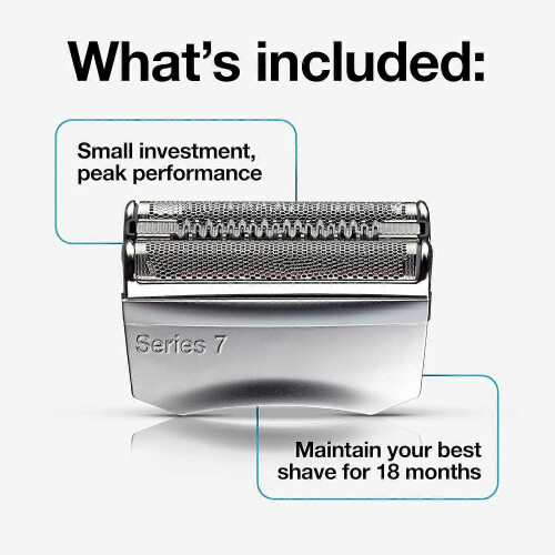 Braun Series 7 70S Electric Shaver Head Replacement Case – Silver 1