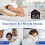 Digital Alarming Clock, Bedroom Clock with Date and Week Indicator, Double Alarm, Dimmer and Ambient Light 2