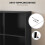 Six-Cube Bookcase - Black Wood Effect 6