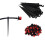 (25m)Water Irrigation Kit Set Micro Drip Watering System Automatic Plant Tool Garden 5