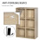 Six-Cube Bookcase - Oak Wood Effect 8