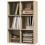 Six-Cube Bookcase - Oak Wood Effect 2