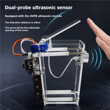 Trash Can Elektronik DIY-Kit HXFB Grafische Programmierung -Board Ultraschallautomatische Erkennung