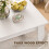 Homcom HOMCOM Square Dining Table, Kitchen Table with White Wood Effect 5